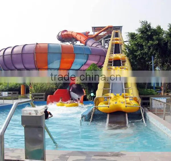 2015-2016 Canton Fair Water Parks Equipment Water Slide Tubes Fiberglass Family Water Slides Equipment ODM photo-3