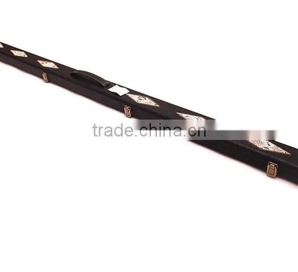 Hot Sell One-pc Snooker Cue Case Patchwork Leather Billiard Pool Cue Case Cue Bag photo-5