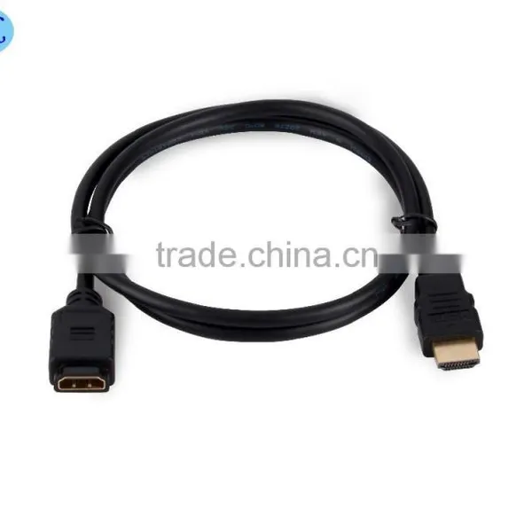 Male to Female 1.8M HDMI Cable With 24K Gold Plated photo-2