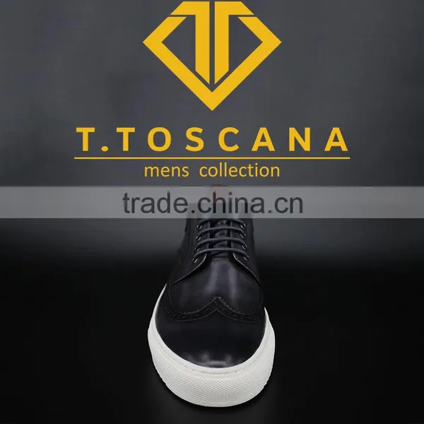 Sneakers Shoes for Man Casula Shoes by Hand Made Good Leather Bullock Style photo-3