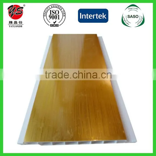 Golden PVC Panel Pvc Wall Panel Pvc Ceiling Panel