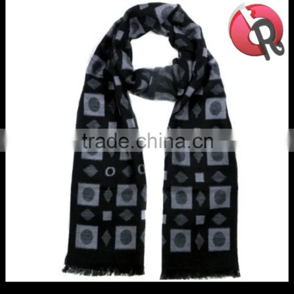 High Quality Mens Warm Winter Wool Fashion Long Scarves for Business or Casual Pattern Various Colors photo-5