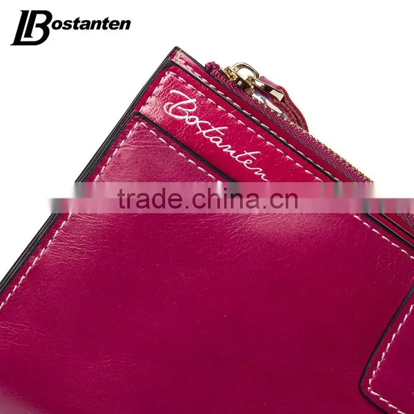 Vintage Leather Long Purse and Wallet Women Clutches Wallet Wholesale photo-5
