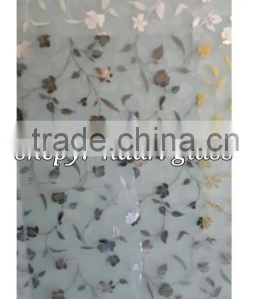 4mm Ice Titanium Glass / Acid Etched Glass/ Frosted Glass photo-4