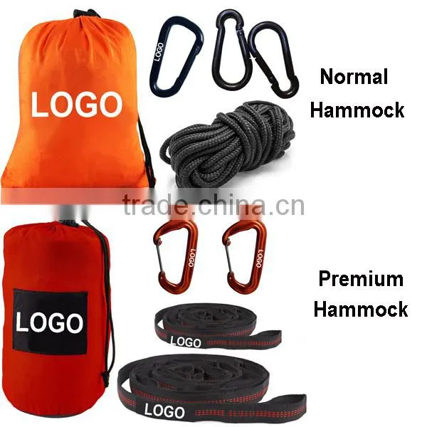 Premium 70D Taffeta Nylon Durable Double Nest 4 Seasons Hammock photo-2