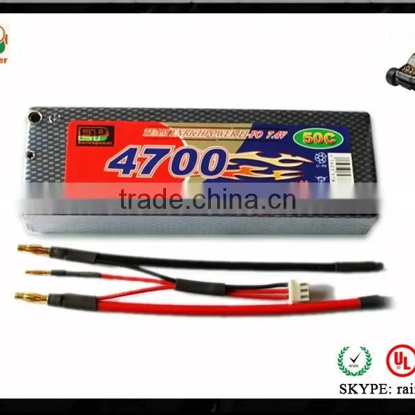 120C 6200mAh 2s rc Speed Car Hardcase Lipos for 1/10, 1/8,1/5 photo-5