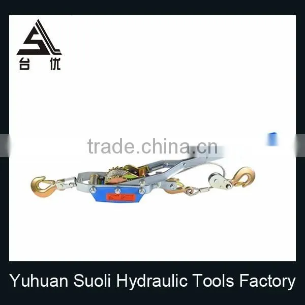 Manufacturing 4T Portable Cargo Puller With Double Gear Triple Hook photo-2