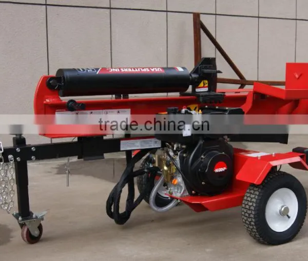 Red 50T Diesel Log Splitter, Wood Split Machine photo-6