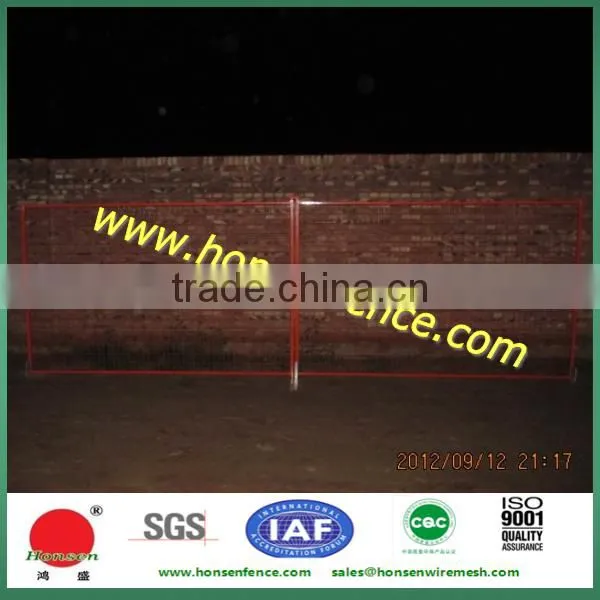 Anping Hongsheng Factory High Quality Galvanized Portable Welded Mesh Temporary Fence Panel Hot Sale For Construction Site photo-6