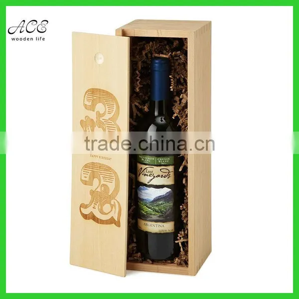 Personalized Wooden Wine Box Custom Wooden Wine Box