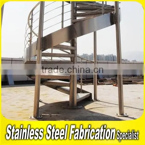 Aluminum Handrails Integral Sell Small Outdoor Spiral Staircase photo-5