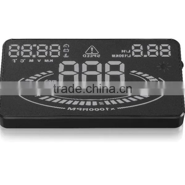 OBD2 Car Multi-color New HUD Head Up Display System 5.5 Inch HUD E300 Display Local Time photo-6