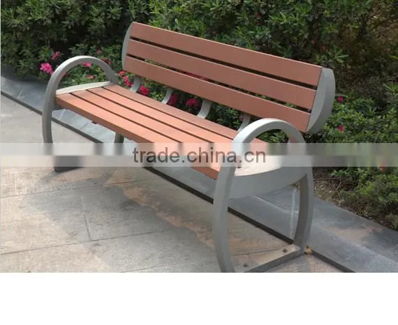 Cast Aluminum Legs Wooden Park Benches photo-2