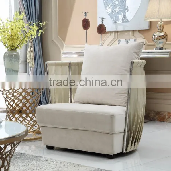 2016 Luxury Stainless Steel Sofa / Sofa for Wholesale SF067 photo-2