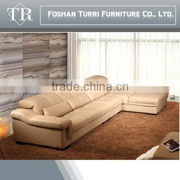 2017 Modern Chesterfield Corner Leather Sofa for Living Room Furniture photo-4