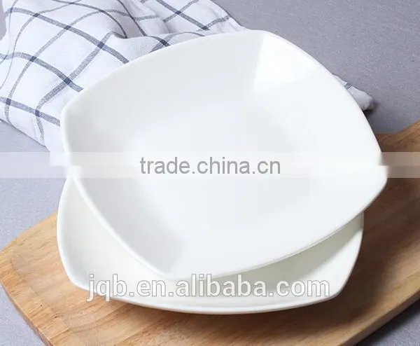 Customized White Ceramic Kitchen Plates and Bowls Set photo-6