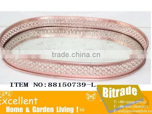 Metal Mirror Serving Tray photo-4