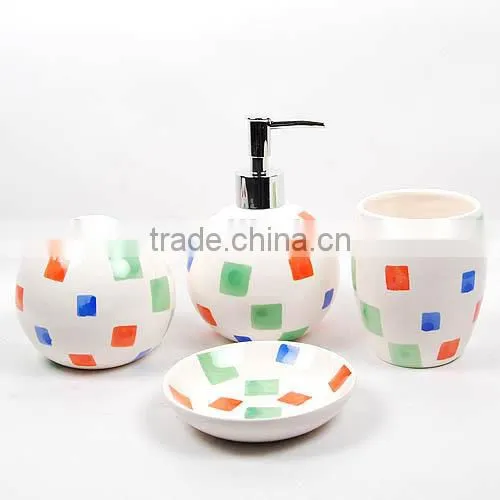 Ceramic Bathroom Set Round Shape Wholesale photo-2