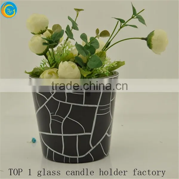 Embossed Green Glass Vase Glass Jars for Sale photo-3