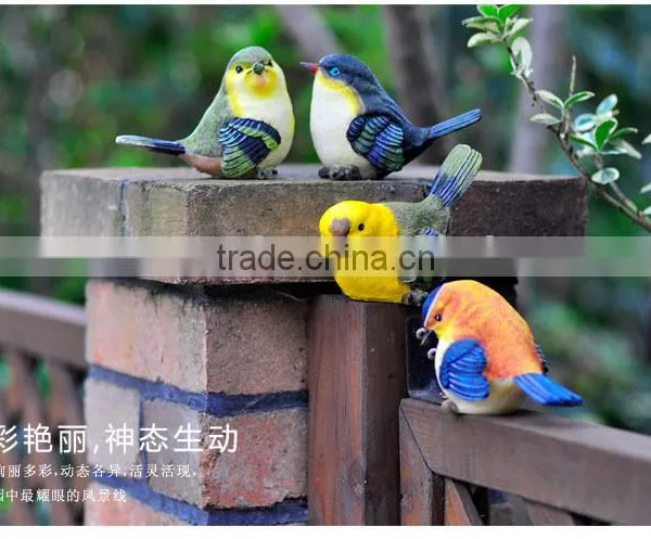 2017 Hotsell Cute Fat Bird Simulation Garden Ornaments photo-5