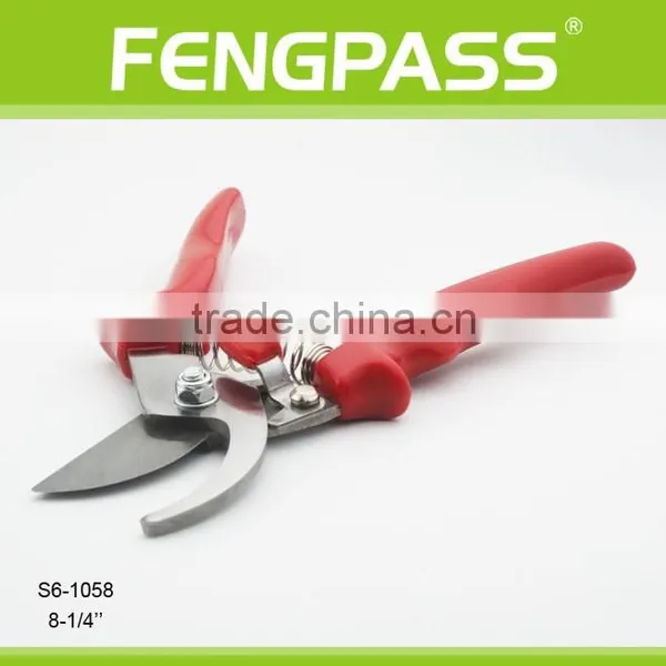 S6-1058 Hand Tool Cutting Bypass Garden Scissors photo-4