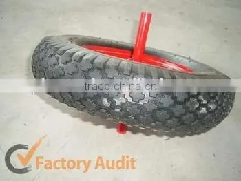 For Wheelbarrow Hot Sale 3.50-8 Pneumatic Rubber Wheel photo-5