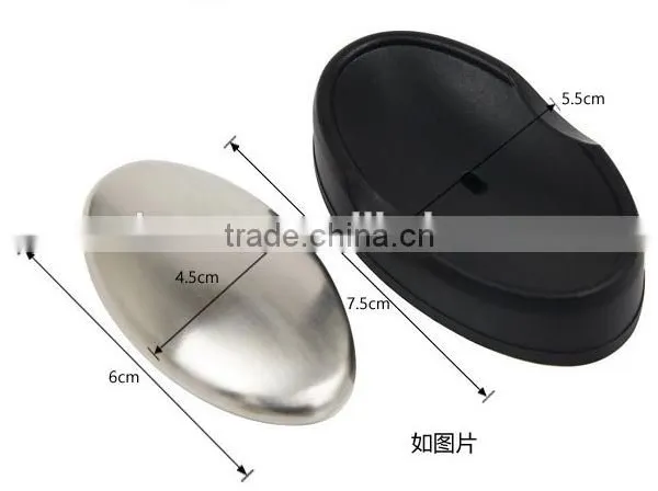 Manufacturer Eco-friendly Metal Stainless Steel Soap Bar With Plastic Holder photo-5