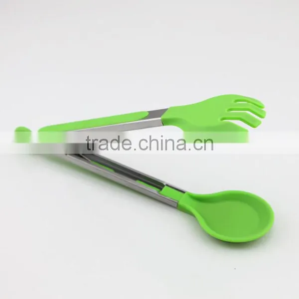 2 Different Kinds of Kitchen Tongs Set Standard Tong Salad Tong photo-4