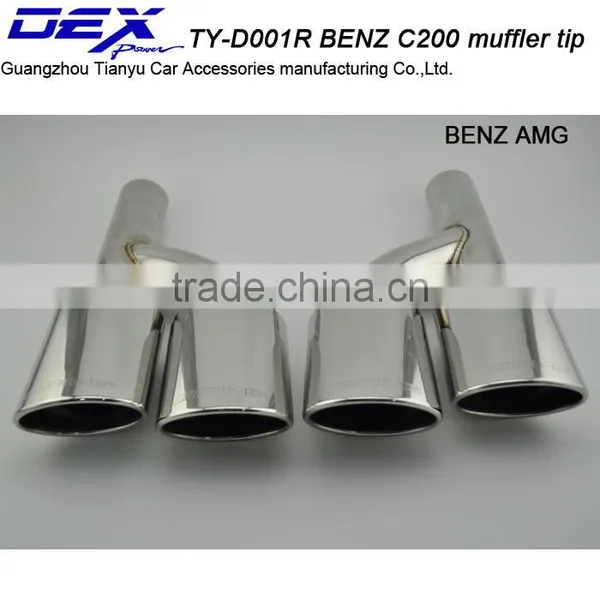 Best Price High Quality Car Part Tuning B-enz Amg C200 Exhaust Muffler Tip photo-6