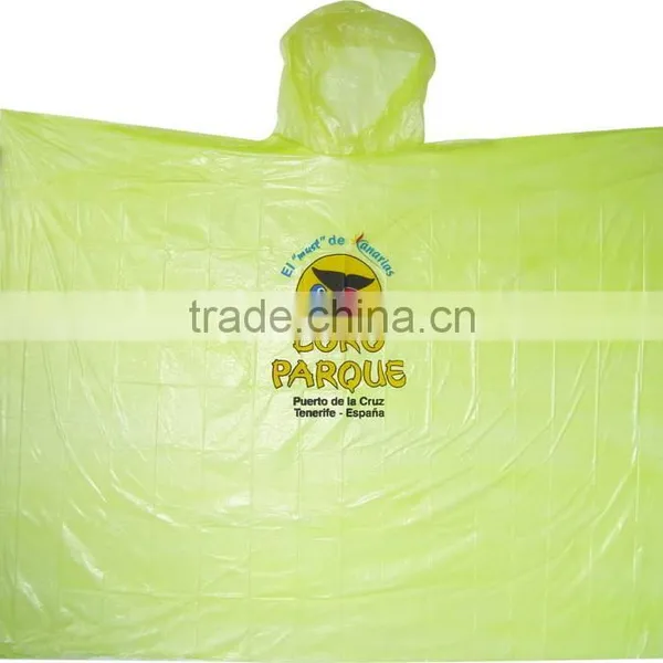 Printed PE Rain Poncho,Direct Factory/Manufactory Supply photo-2