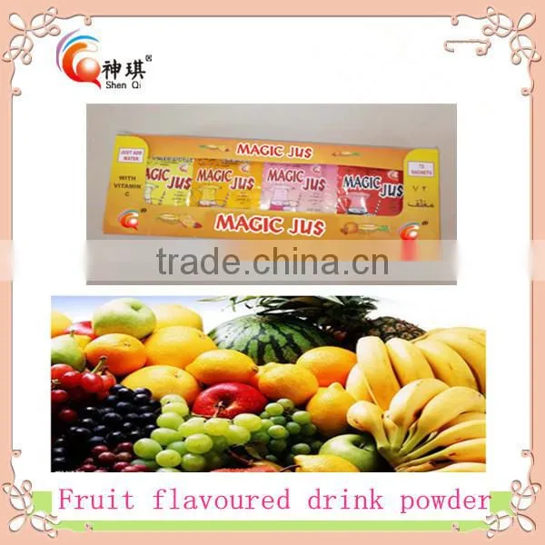 Instant Fruits Mixed Flavoured Drink Juice Powder 5g*72sachets*6bolor Box/ctn photo-4