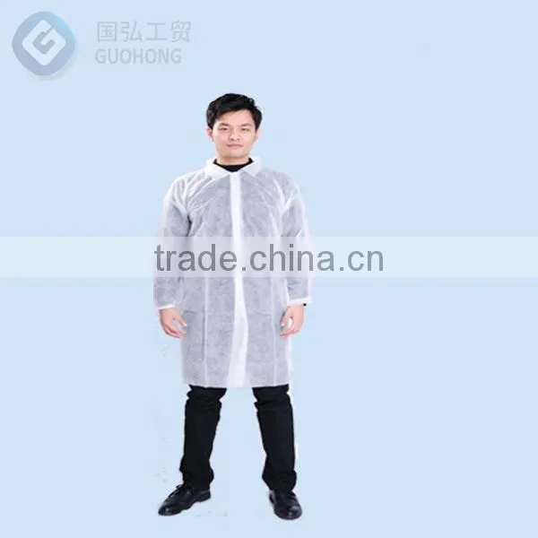 Long PP Cheap Disposable Hospital Lab Coat photo-2