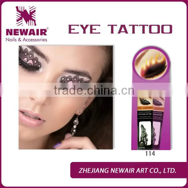Joyme Gold Foil Temporary Eye Tattoo Stickers