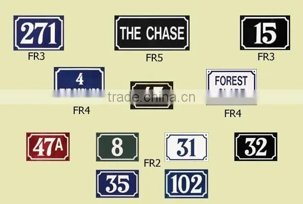 Name Plate / Number Plate