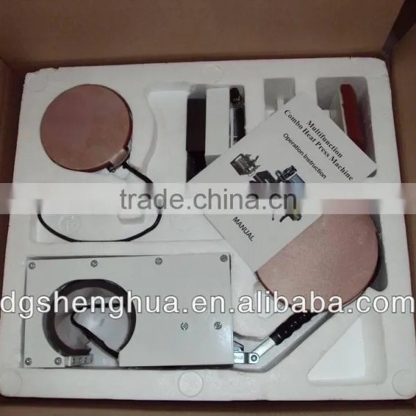 8 In 1 Combo Plate Mug Cap T-Shirt Heat Transfer Machine Sublimation Machine photo-4