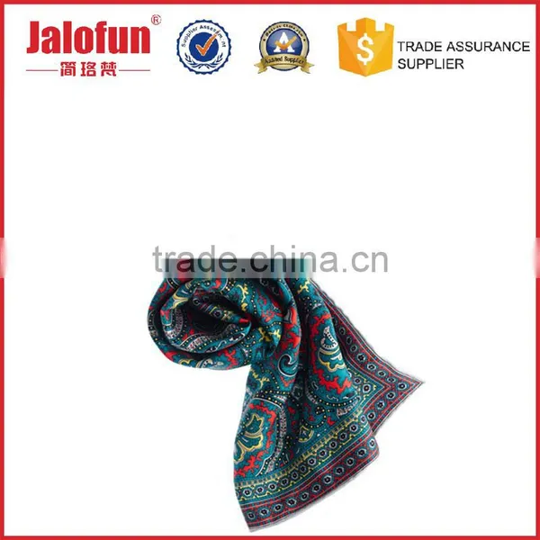 Promotion Gift Custom Silk Screen Printing 55*55 Silk Scarf photo-6