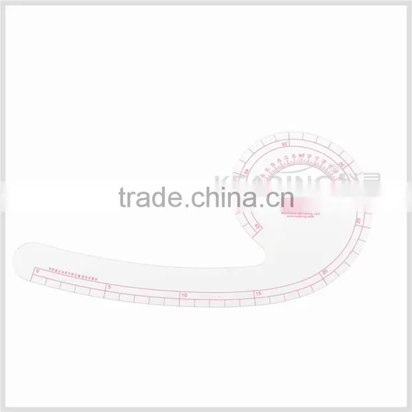 Kearing French Curve Rulers Fashion Design Curve Drawing Template With Protractor For Sewing # 6045 photo-2