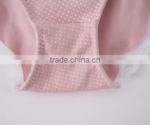 Pink Color Soft Woman Underwear Panties Wholesale Price photo-3