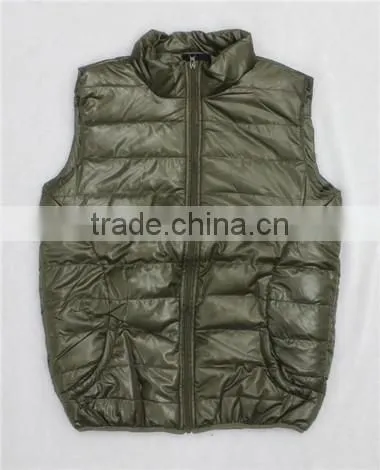 Hot Sale Fashion Blacket Padded Winter Sport Vest Jacket Men Waistcoat (MV130055) photo-4