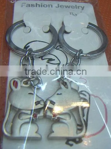 fashion Valentine's ornaments, Valentine key rings, fashion quality key rings,lover's key rings,love key chains, alloy key chains