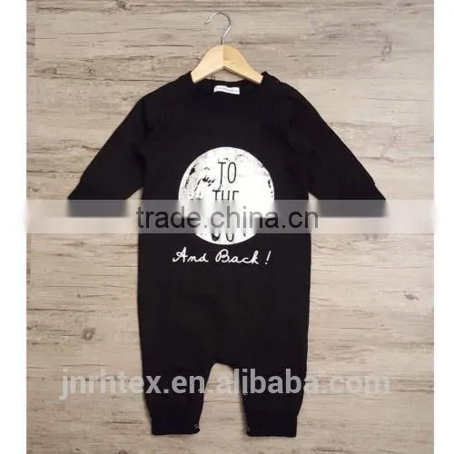 Kids Baby Boy Warm Organic Printing Baby Romper photo-2