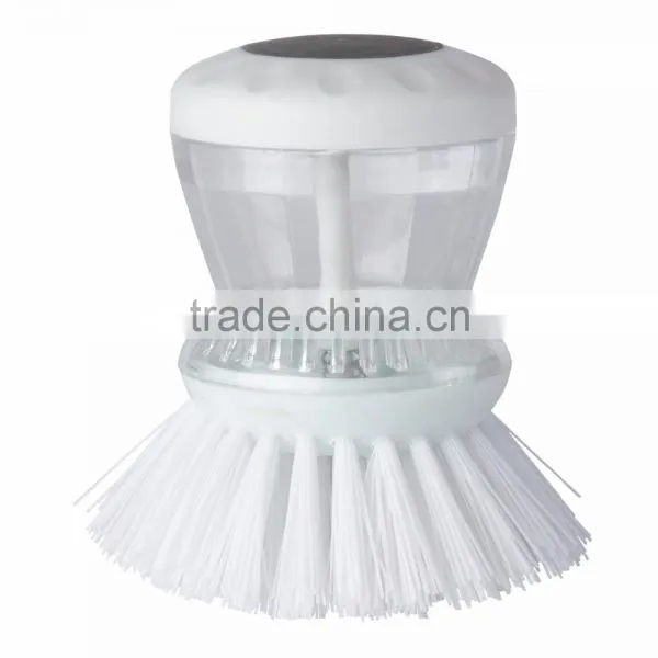 Kitchen Scrub Brush - Fill Soap Reservoir and Push Top Button to Release Soap Onto Brush photo-3