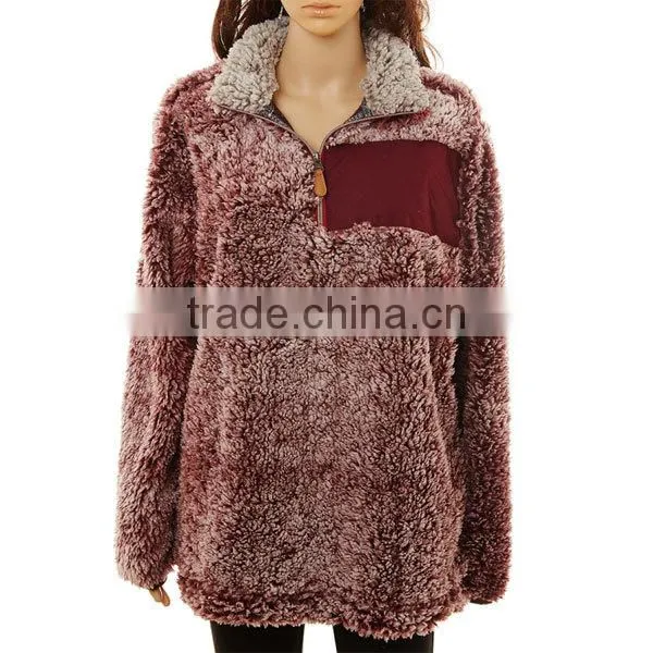 FACTORY Wholesale Monogrammed Fleece Pullover photo-6