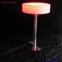 Led Illuminated Dining Under Light Cocktail Table photo-2