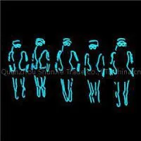 EL Cold Light LED Clothing New Factory Out Ghost Luminous Clothing Light Up Clothing