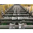 Steel Materials Corrugated Roll Forming Machine Chain Drive Hydraulic Cutting Style
