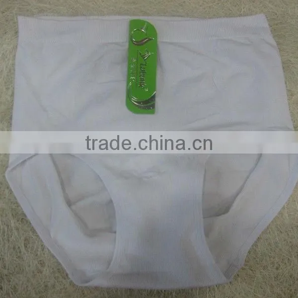 Lady's Seamless High Waist Carry Buttock Pants Nylon Cotton Spandex