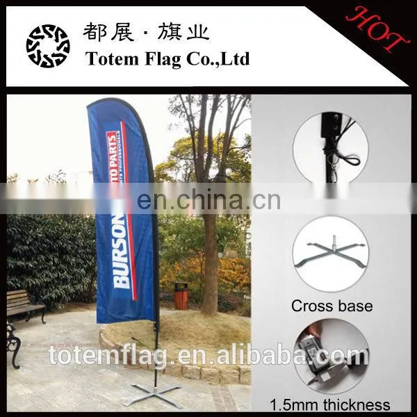 Can be OEM Custom Beach Flag 2.5m 3.5m 4.5m 5.5m Advertising Beach Flag New Design photo-3
