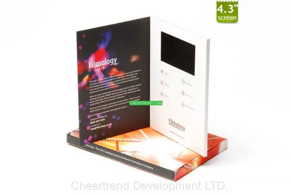 4.3/ 5 / 7 / 10.1'' Lcd Video Mailer for Financial Service Company Direct Mailing Lcd Video Greeting Card for Promotion photo-2