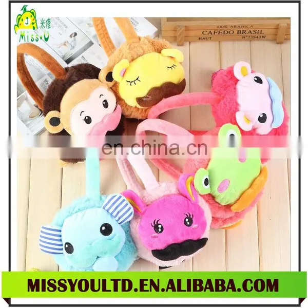 funny ear muff,Plush funny ear muff,Winter warm ear muff